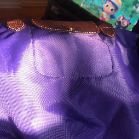Longchamp tote small purple - Picture 5 of 10